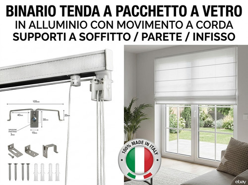 Binario tenda pacchetto vetro - pacchetto,